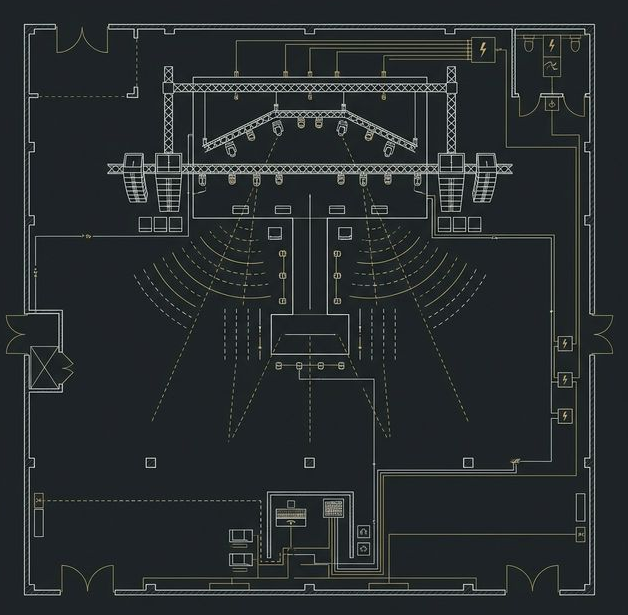 Plano técnico de montaje Sonido Norte